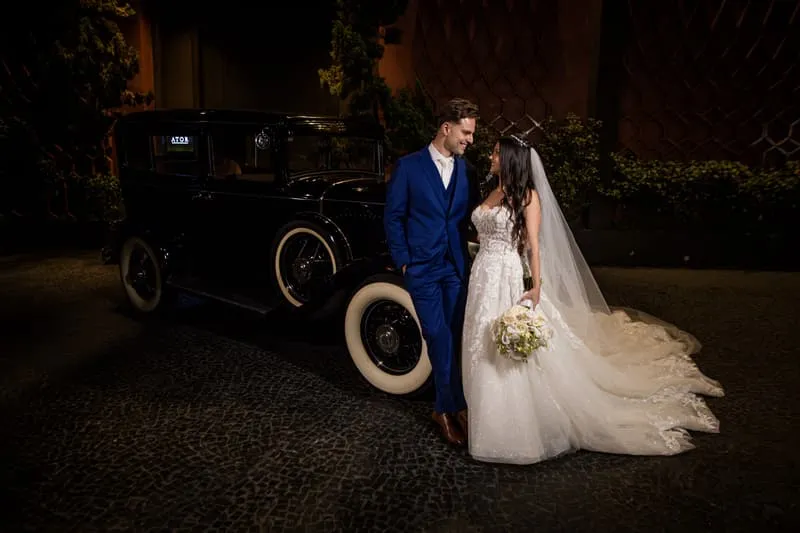 Cerimônia de casamento registrada